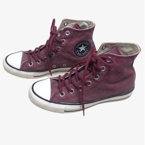 Converse Chuck Taylor Maroon High-Top Unisex Shoes
